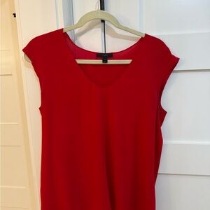 J. Crew Red Blouse